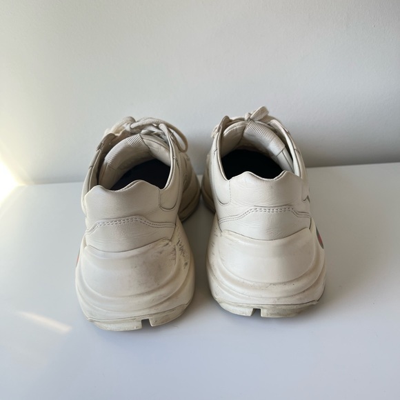 Authentic Gucci Women’s Rhyton leather sneaker in size 37 - Picture 6 of 11